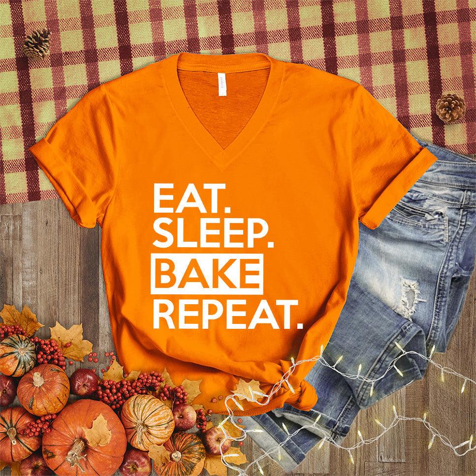 Eat Sleep Bake Repeat V-Neck - Brooke & Belle
