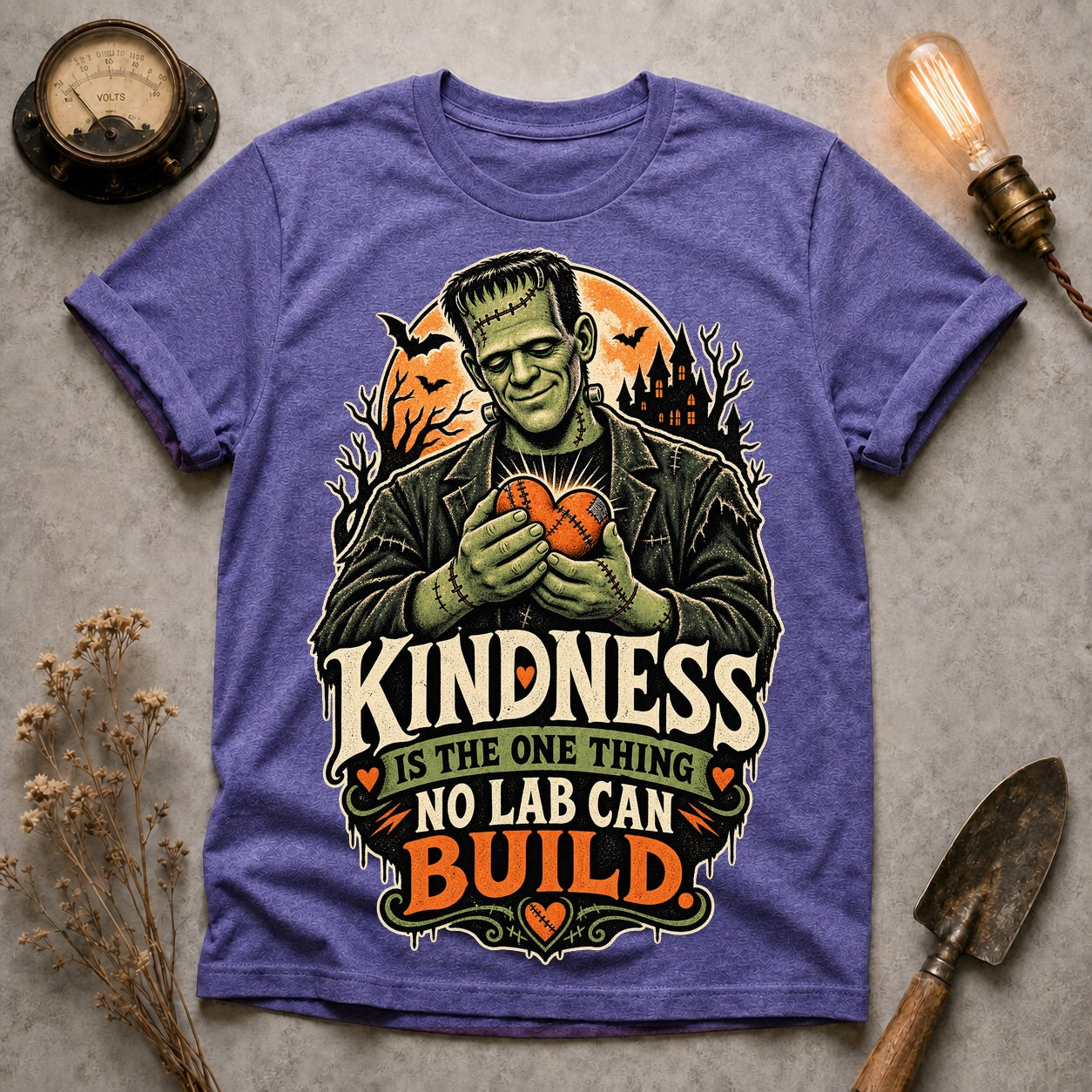 No Lab Can Build T-shirt - Heather Purple - Brooke & Belle
