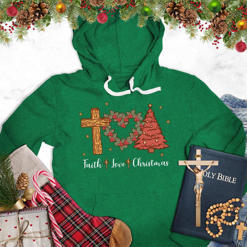 Faith Love Christmas Colored Edition Hoodie - Brooke & Belle