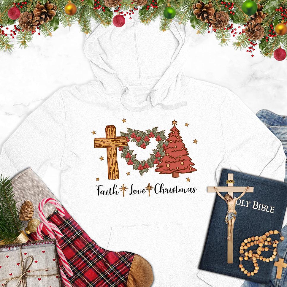 Faith Love Christmas Colored Edition Hoodie - Brooke & Belle