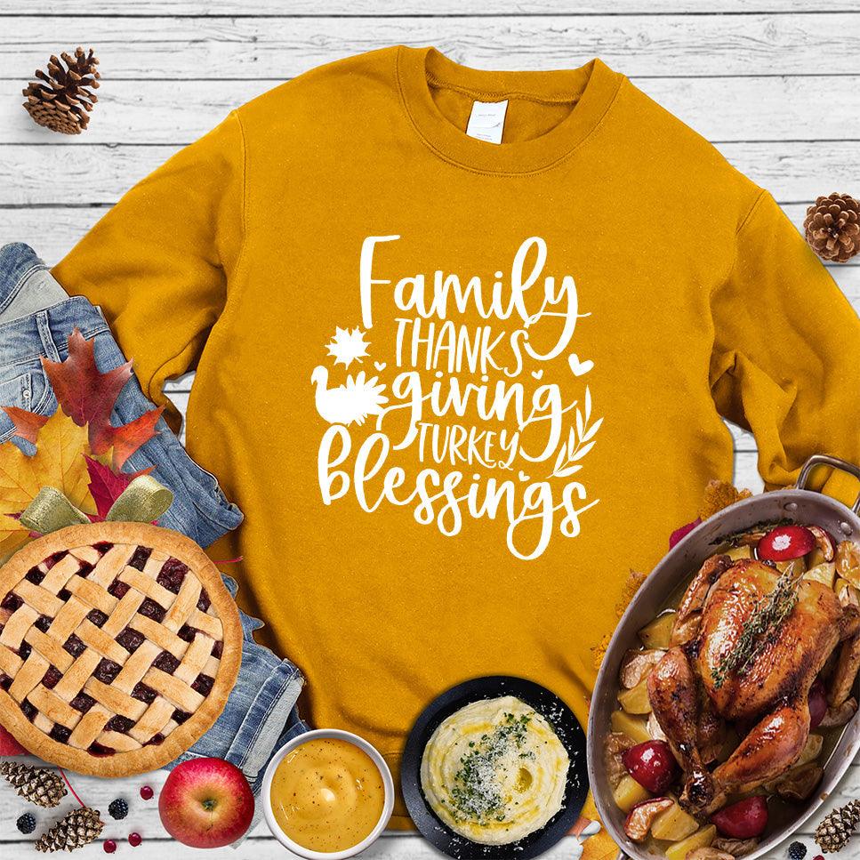 Family Thanksgiving Turkey Blessings Sweatshirt - Brooke & Belle