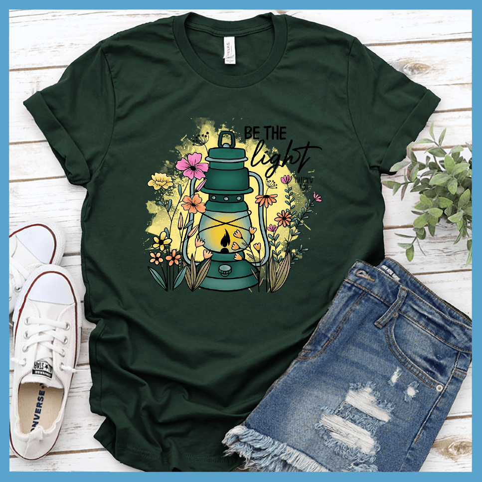 Be The Light - Matthew 5:14 T-Shirt Colored Edition