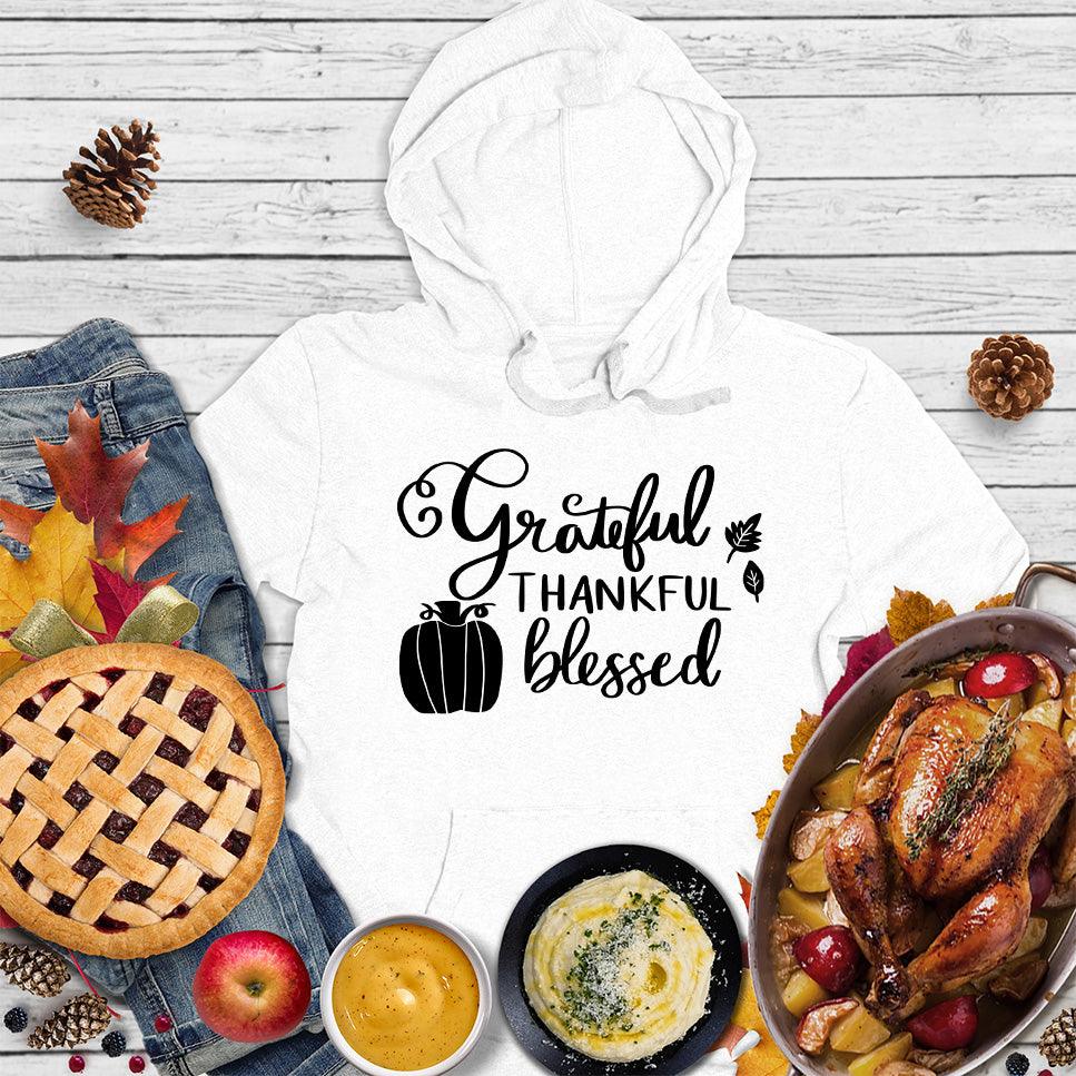 Grateful Thankful Blessed Hoodie - Brooke & Belle