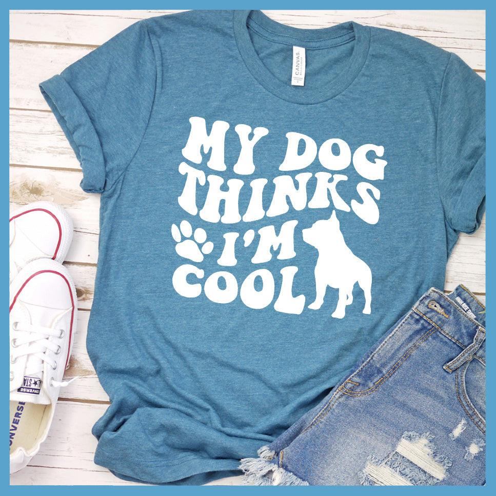 My Dog Thinks I'm Cool Retro T-Shirt