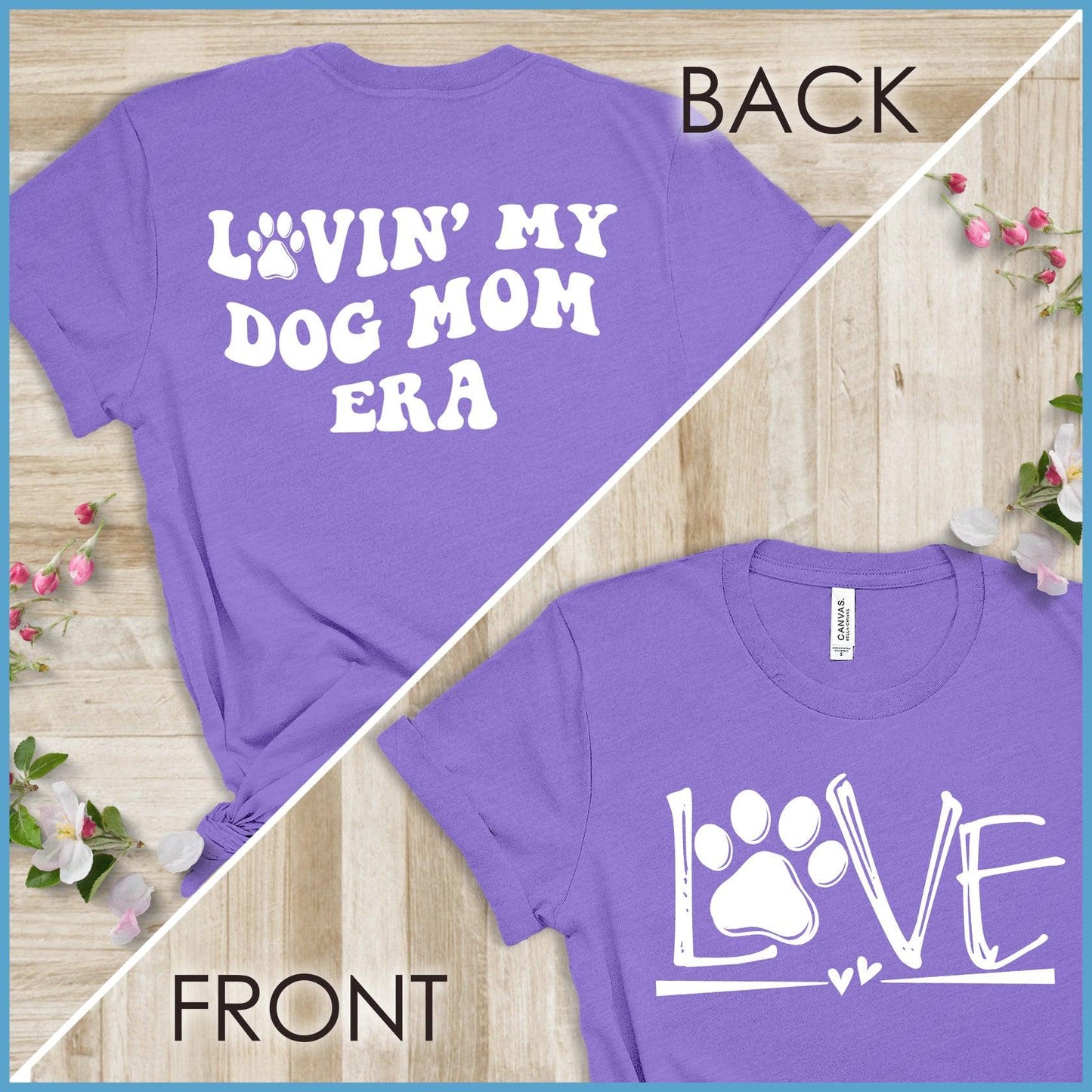 Lovin' My Dog Mom Era, Dog Love - Wavy T-Shirt Version 1