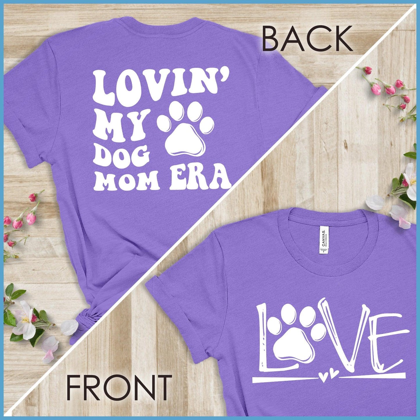 Lovin' My Dog Mom Era, Dog Love - Wavy T-Shirt Version 2