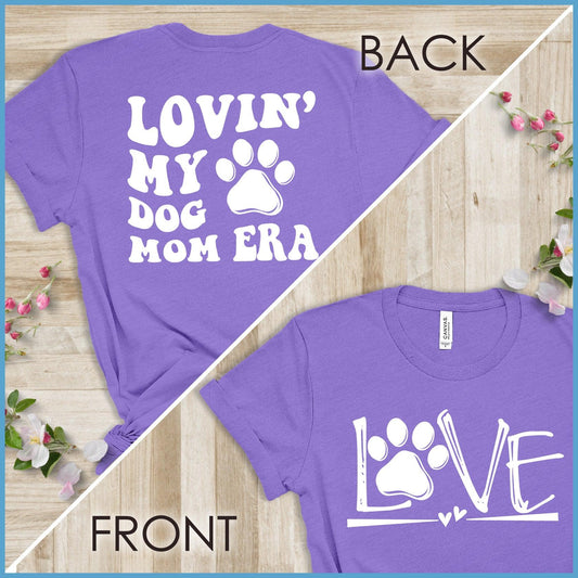 Lovin' My Dog Mom Era, Dog Love - Wavy T-Shirt Version 2 - Brooke & Belle