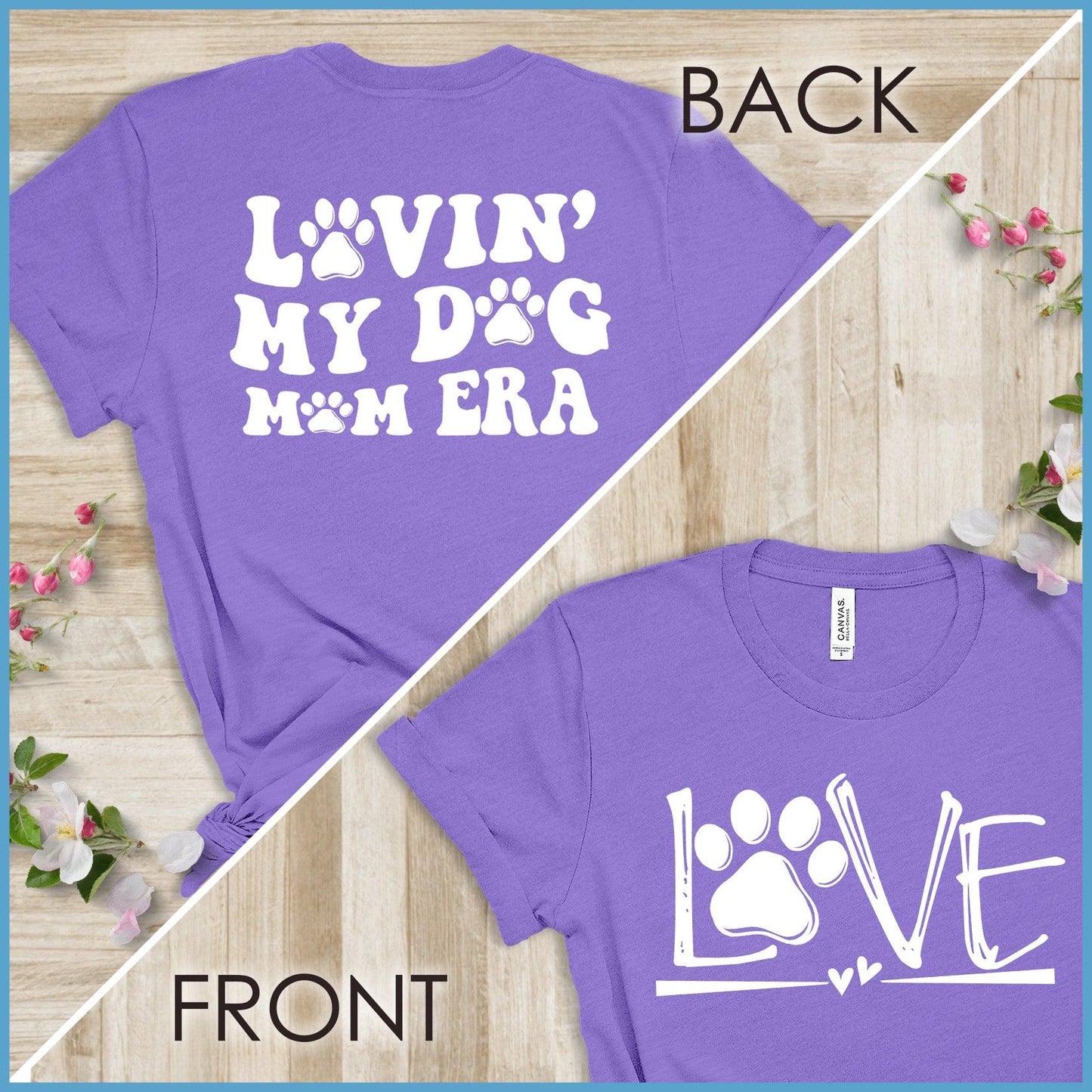 Lovin' My Dog Mom Era, Dog Love - Wavy T-Shirt Version 3