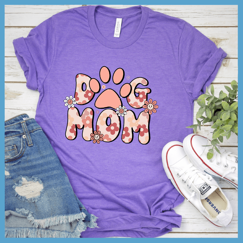 Dog Mom Retro T-Shirt Colored Edition