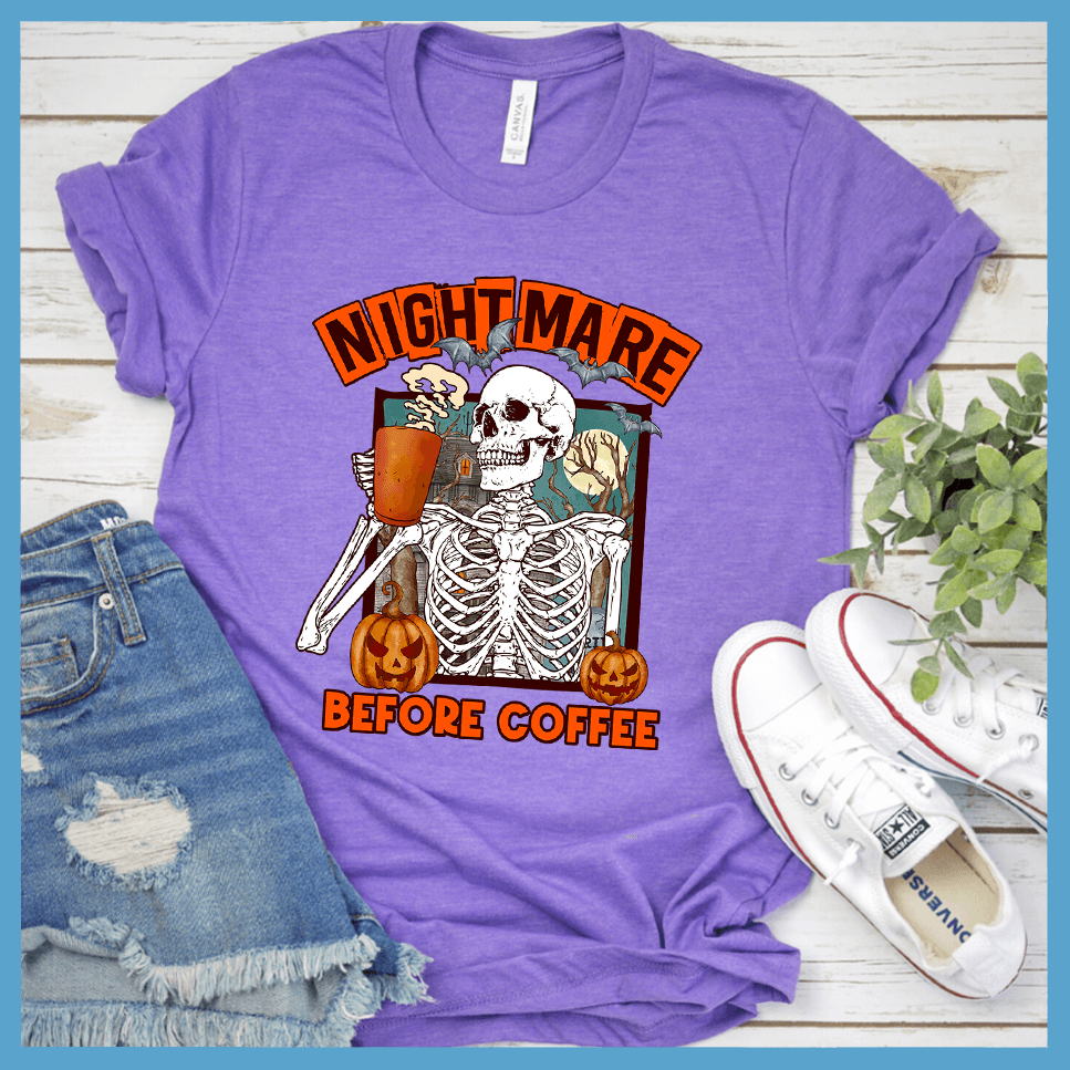 Nightmare Before Coffee T-Shirt Colored Edition