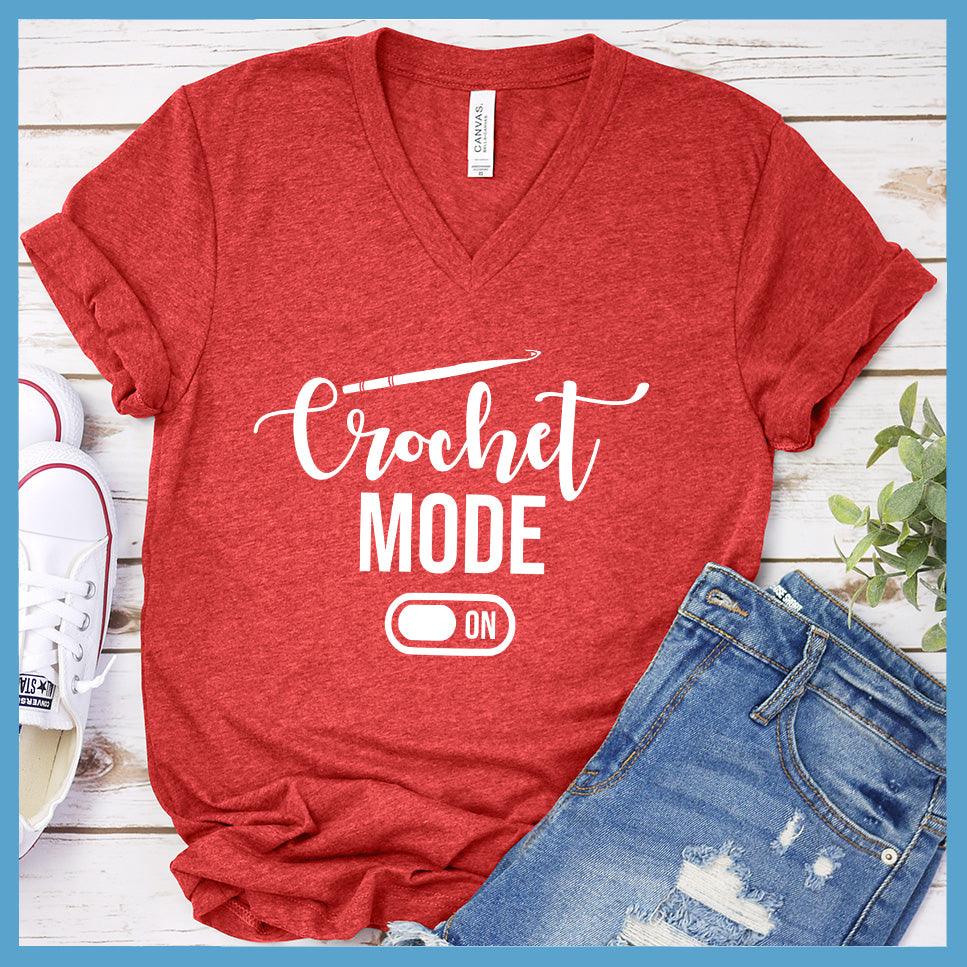 Crochet Mode On V-Neck - Accented Hook Edition - Brooke & Belle