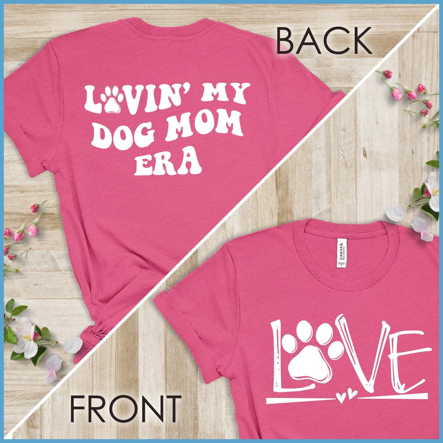 Lovin' My Dog Mom Era, Dog Love - Wavy T-Shirt Version 1
