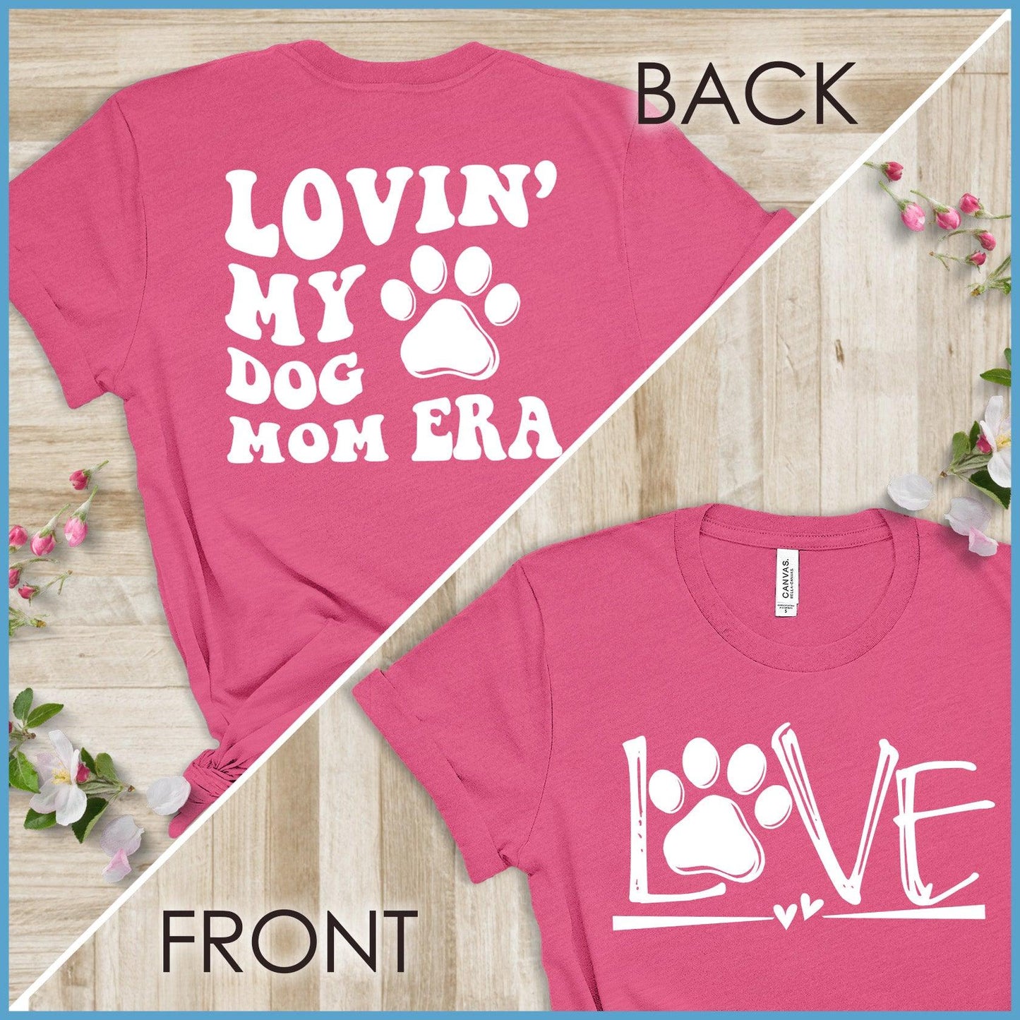 Lovin' My Dog Mom Era, Dog Love - Wavy T-Shirt Version 2