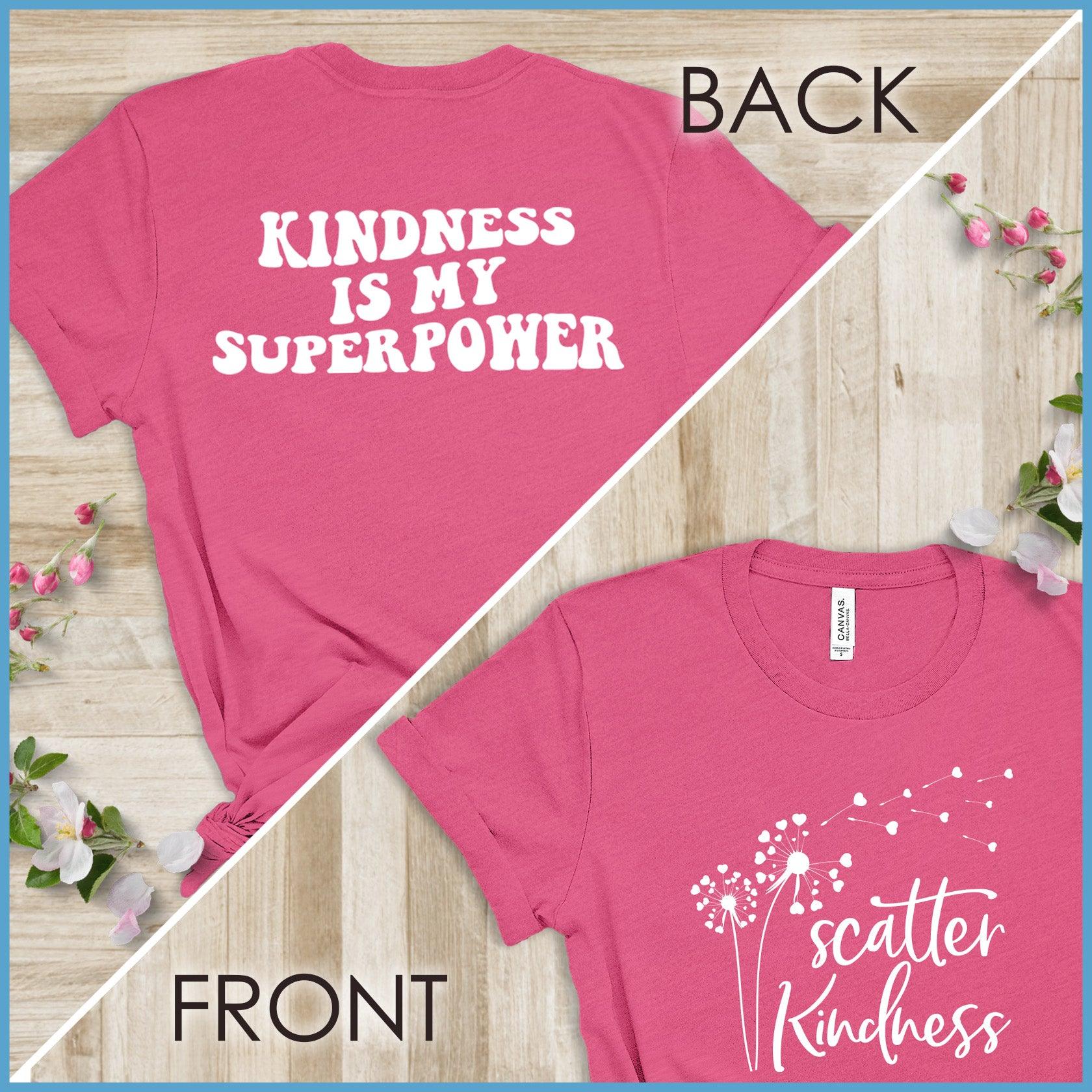 Kindness Is My Superpower, Scatter Kindness Version 1 T-Shirt - Brooke & Belle