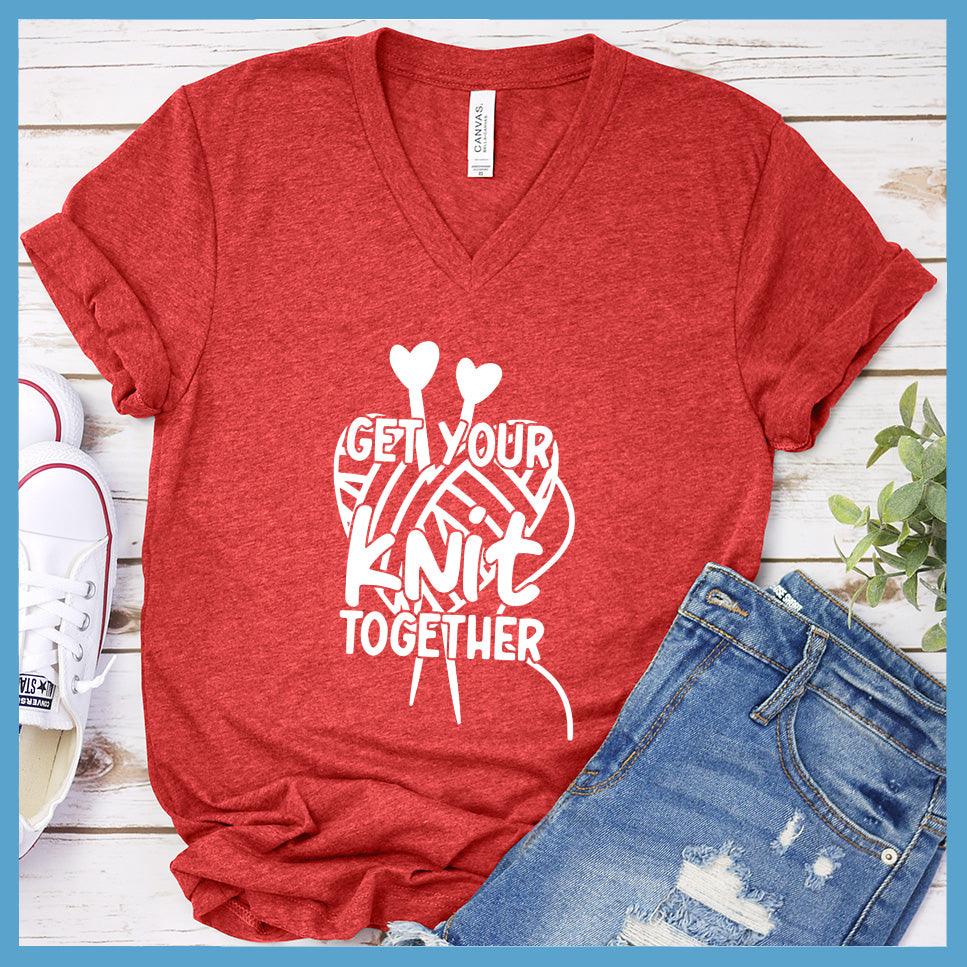Get Your Knit Together Version 2 V-neck