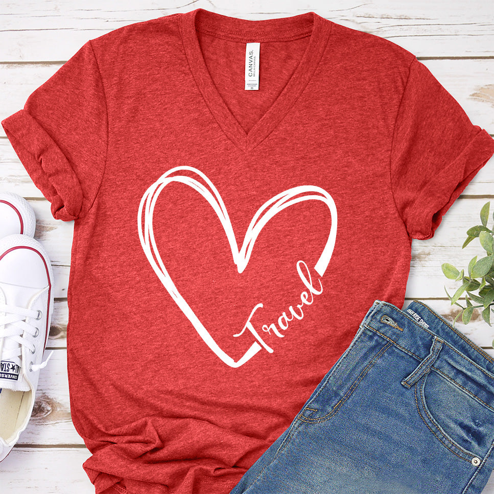 Travel Heart V-Neck