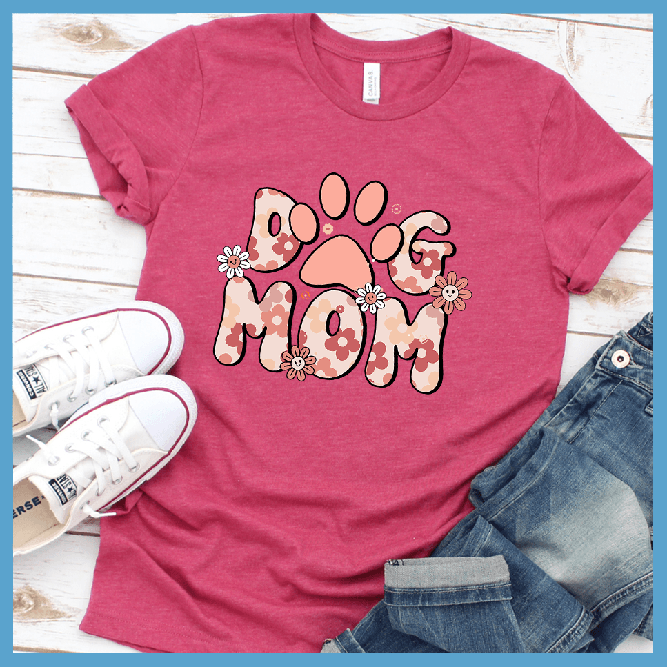 Dog Mom Retro T-Shirt Colored Edition