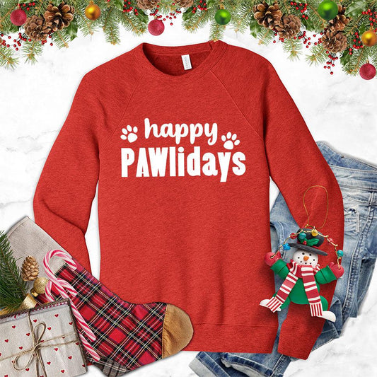 Happy Pawlidays Version 2 Sweatshirt - Brooke & Belle