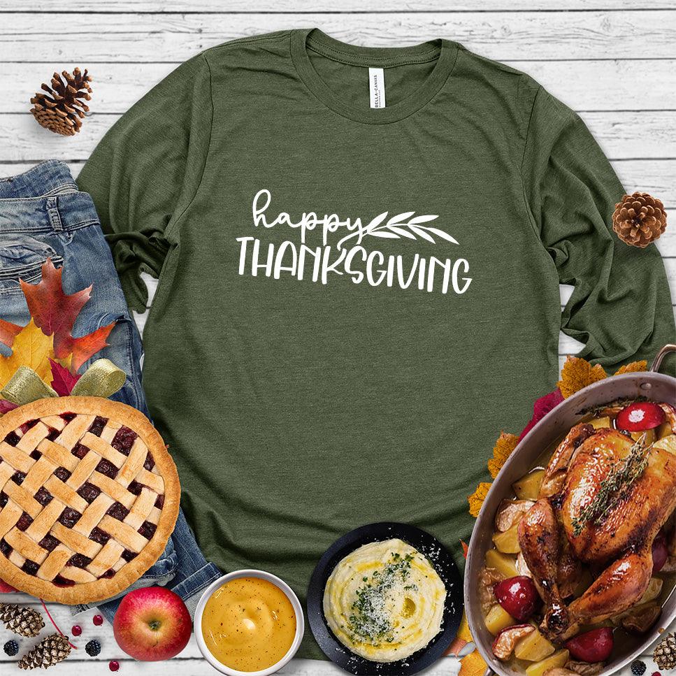 Happy Thanksgiving Long Sleeves - Brooke & Belle