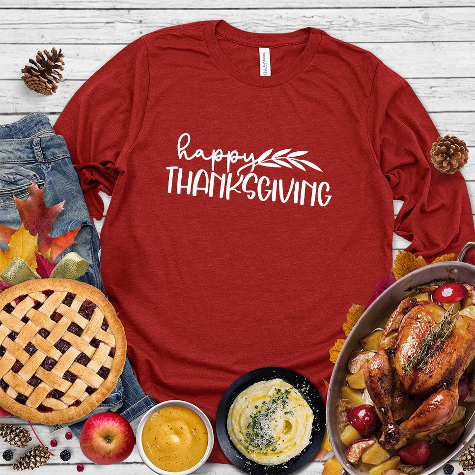 Happy Thanksgiving Long Sleeves - Brooke & Belle