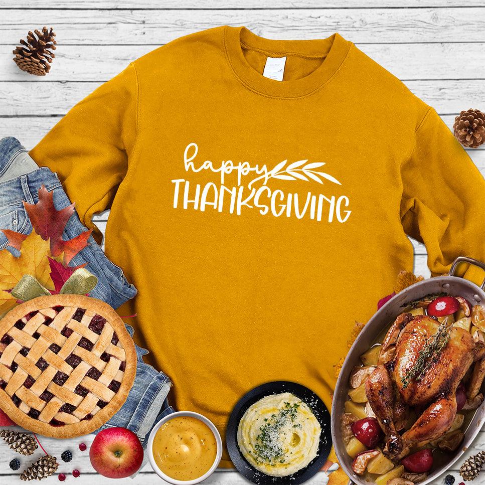 Happy Thanksgiving Sweatshirt - Brooke & Belle