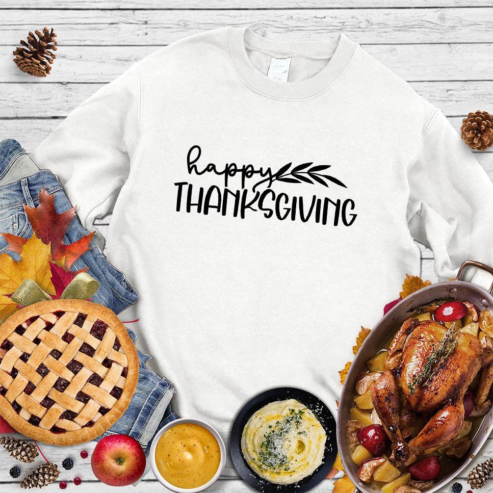 Happy Thanksgiving Sweatshirt - Brooke & Belle