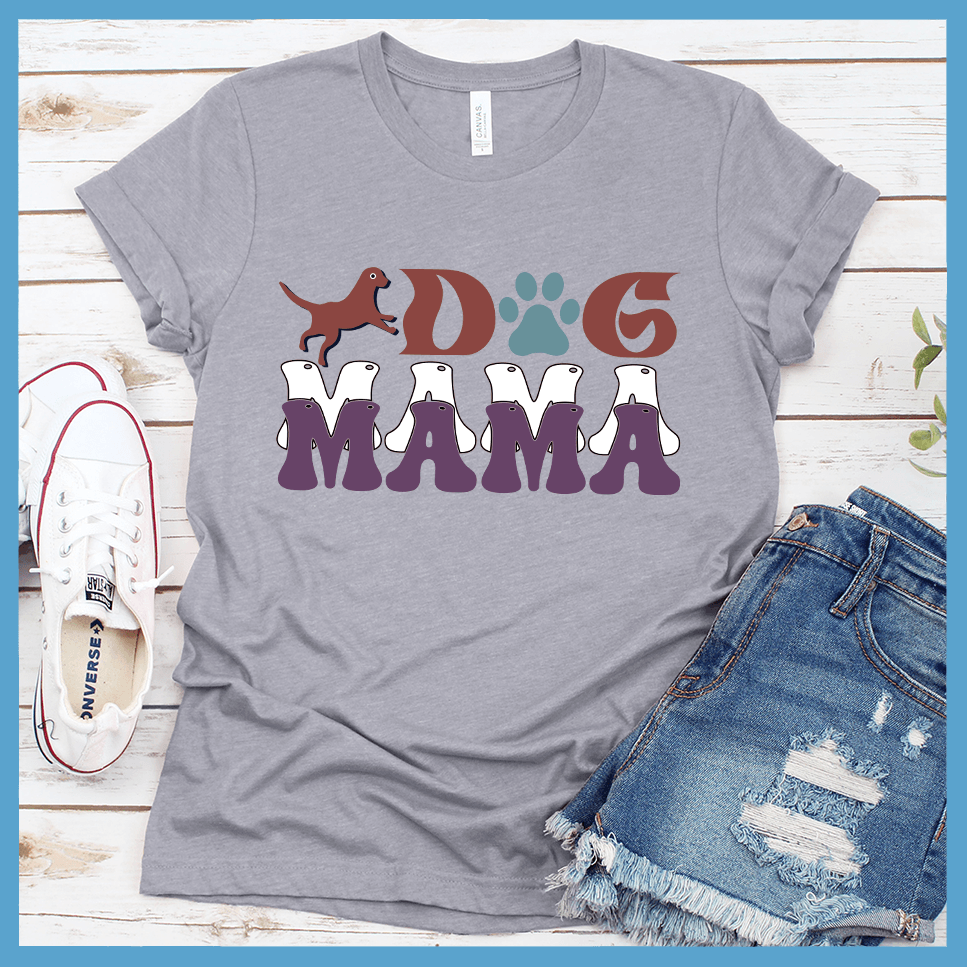 Dog Mama Colored Print Version 2 T-Shirt