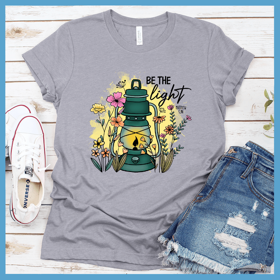 Be The Light - Matthew 5:14 T-Shirt Colored Edition