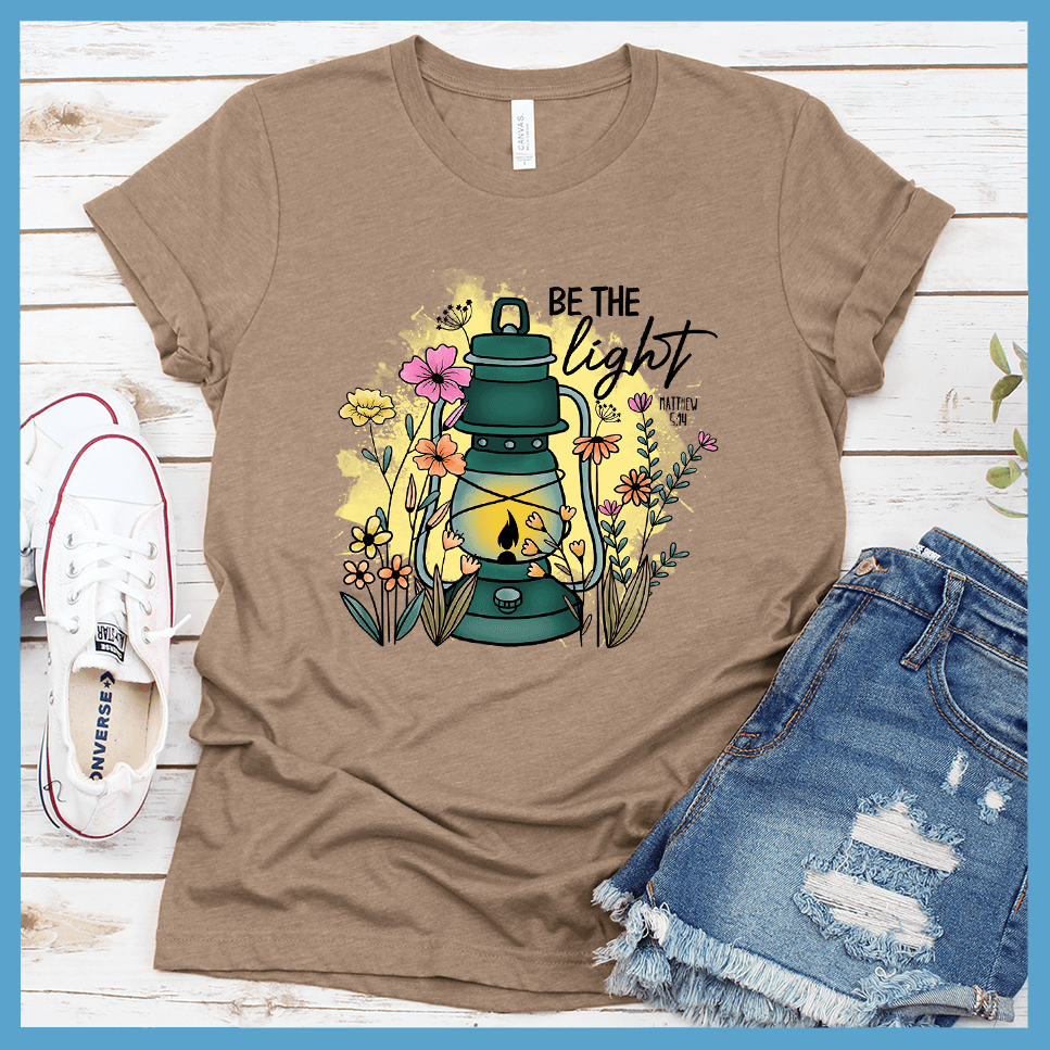 Be The Light - Matthew 5:14 T-Shirt Colored Edition