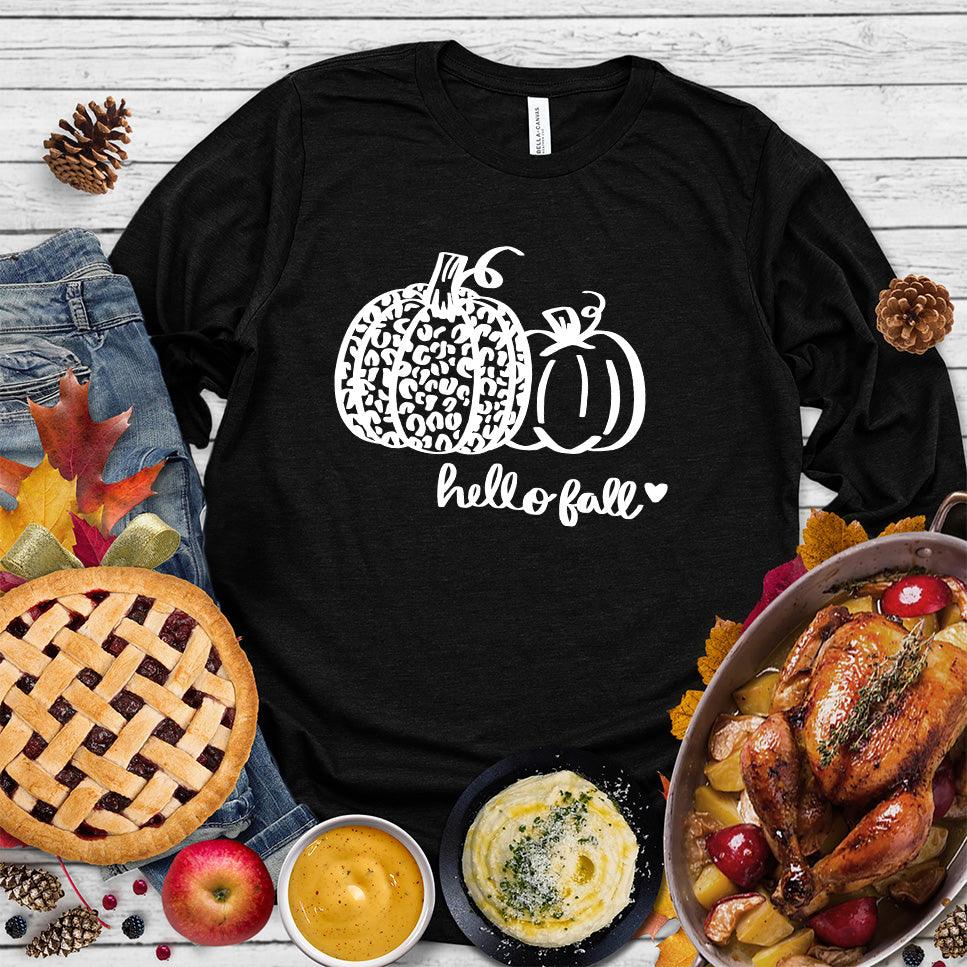 Hello Fall Pumpkin Long Sleeves - Brooke & Belle