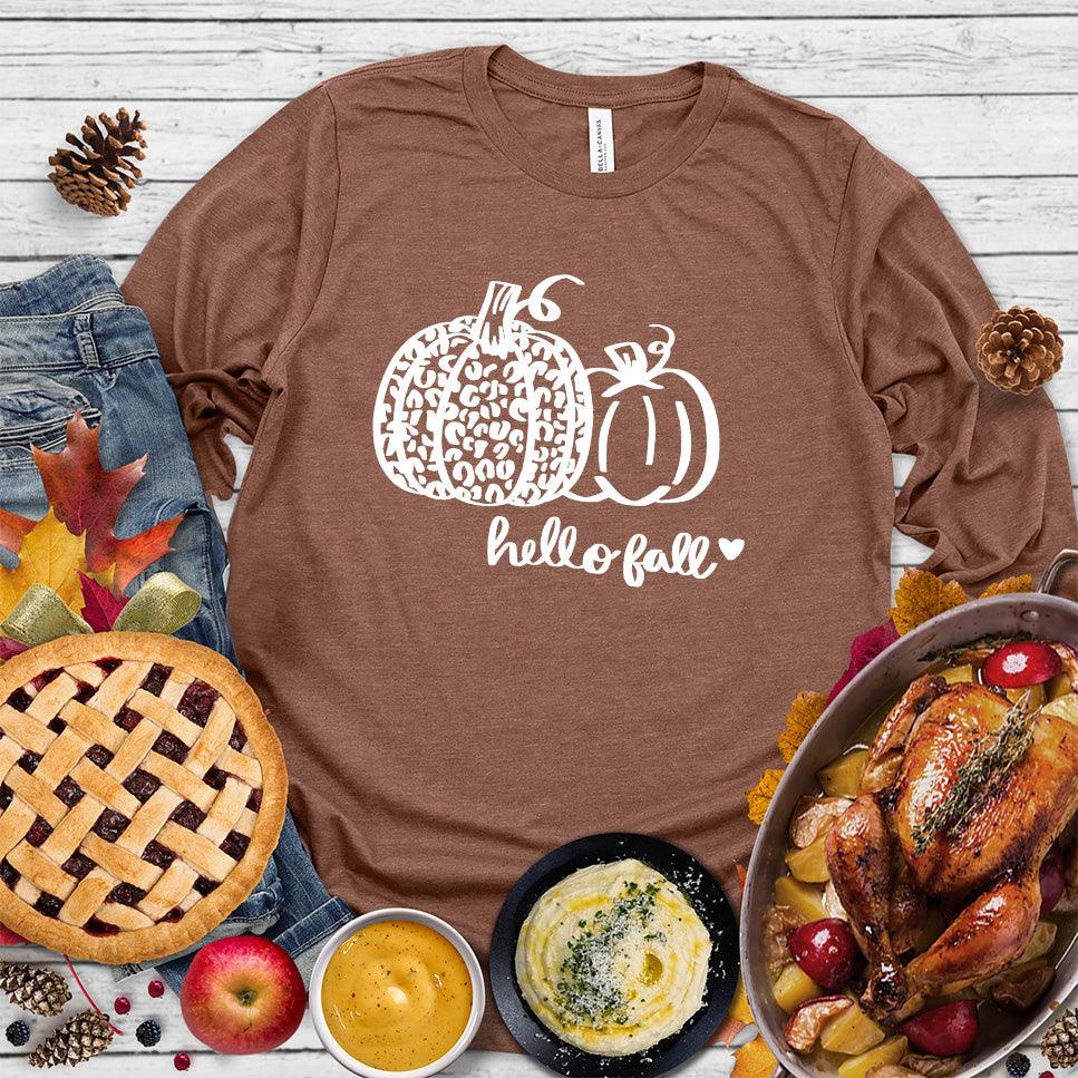 Hello Fall Pumpkin Long Sleeves - Brooke & Belle