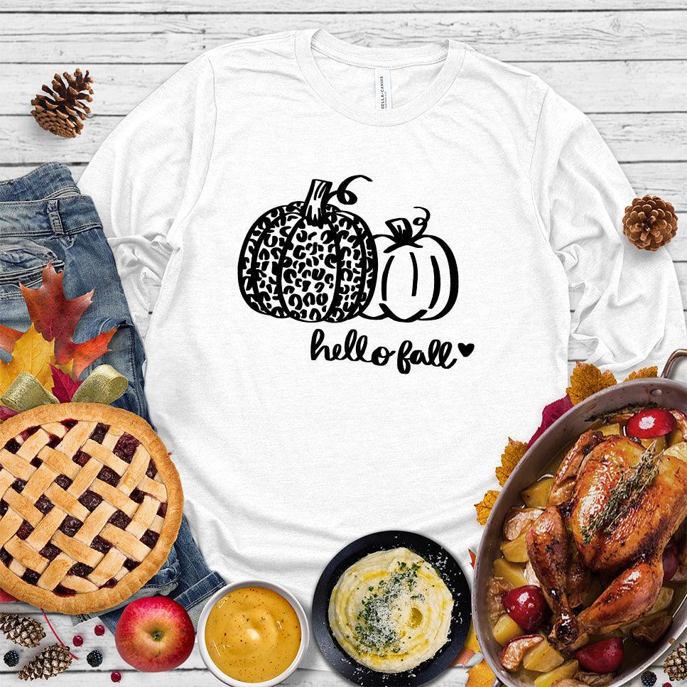 Hello Fall Pumpkin Long Sleeves - Brooke & Belle