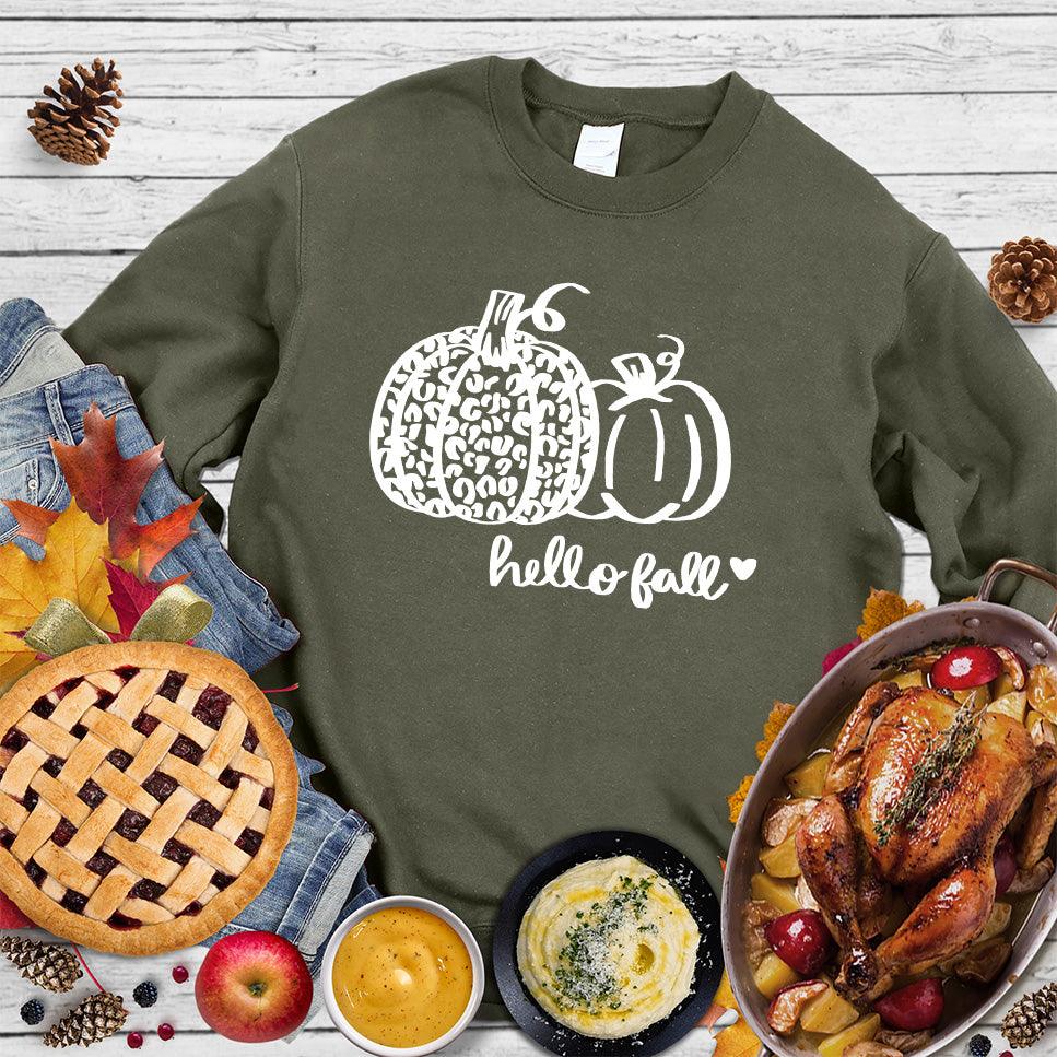 Hello Fall Pumpkin Sweatshirt - Brooke & Belle