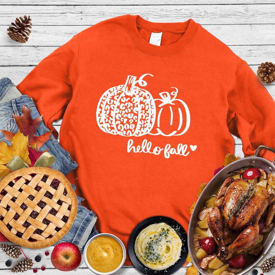 Hello Fall Pumpkin Sweatshirt - Brooke & Belle