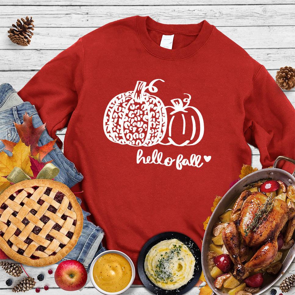 Hello Fall Pumpkin Sweatshirt - Brooke & Belle