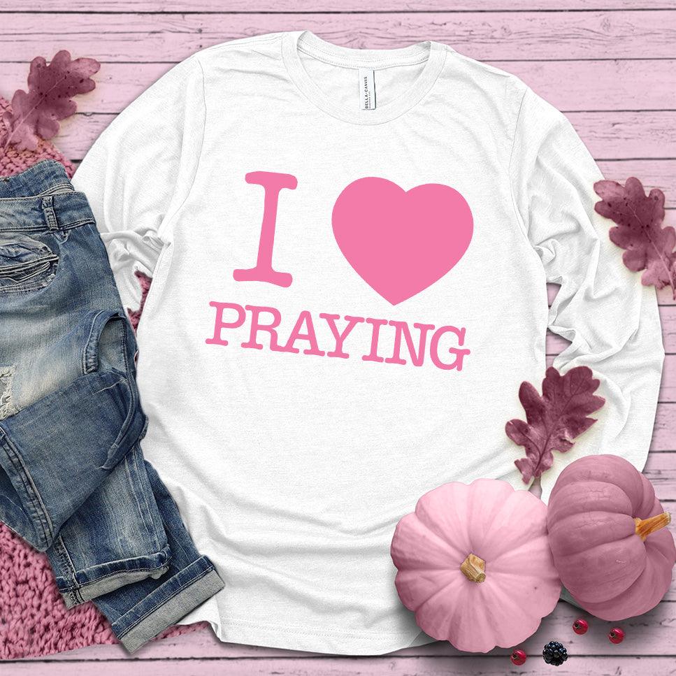 I Heart Praying Colored Long Sleeves Pink Edition