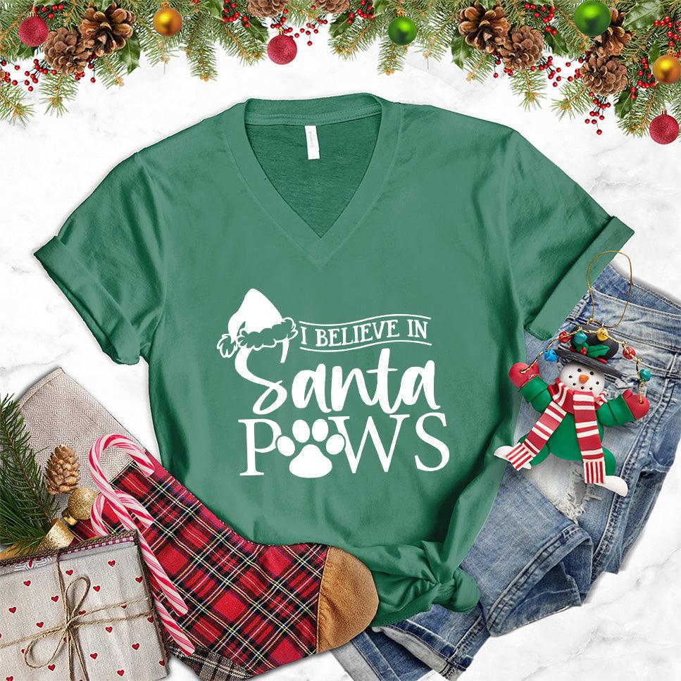 I Believe In Santa Paws V-Neck - Brooke & Belle