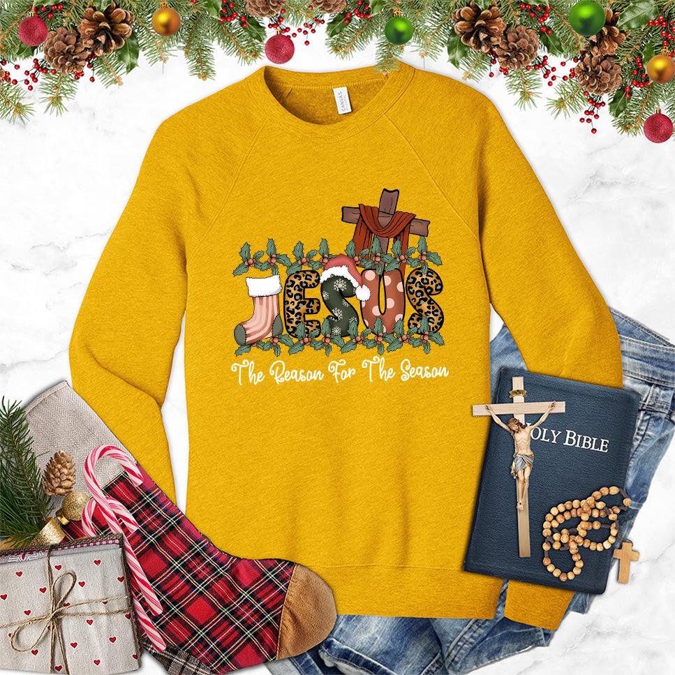 Jesus The Reason For The Season Colored Edition Sweatshirt - Brooke & Belle