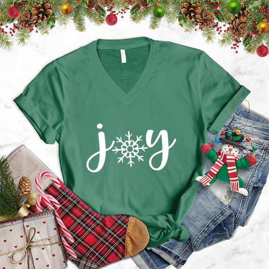 Joy Christmas V-Neck - Brooke & Belle