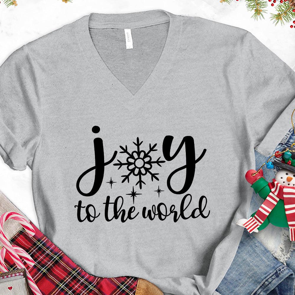 Joy To The World V-Neck - Brooke & Belle