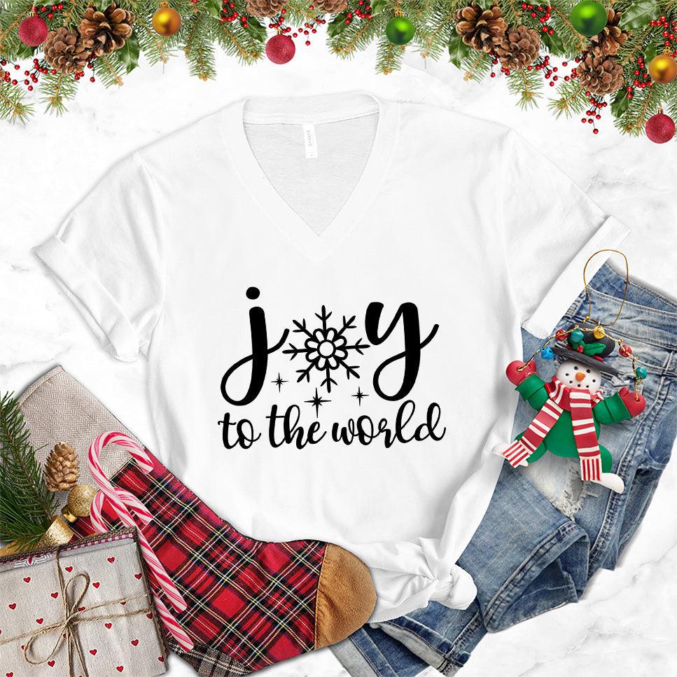 Joy To The World V-Neck - Brooke & Belle