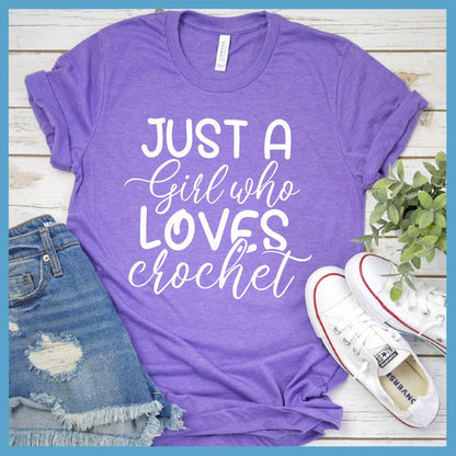 Just A Girl Who Loves Crochet T-Shirt - Brooke & Belle