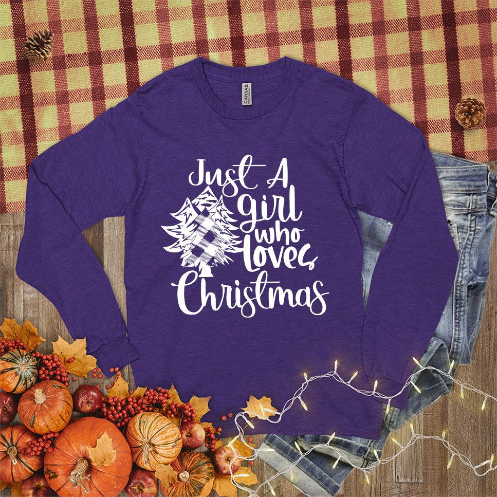Just A Girl Who Loves Christmas Long Sleeves - Brooke & Belle