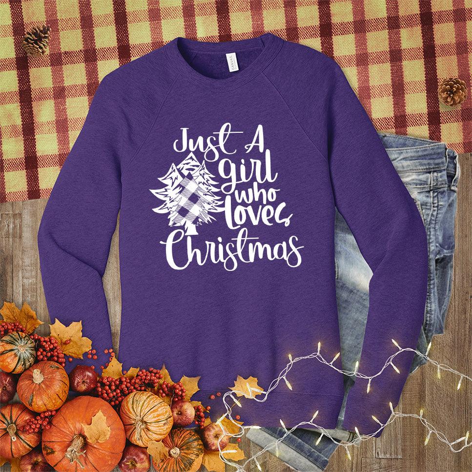 Just A Girl Who Loves Christmas Sweatshirt - Brooke & Belle