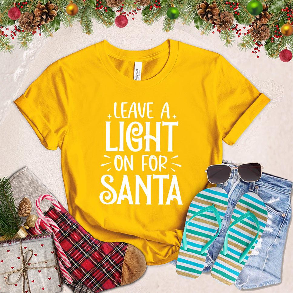 Leave A Light On For Santa T-Shirt - Brooke & Belle
