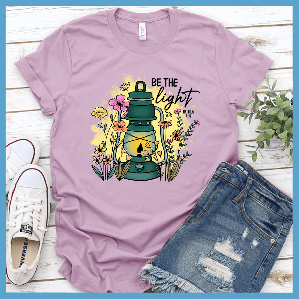Be The Light - Matthew 5:14 T-Shirt Colored Edition