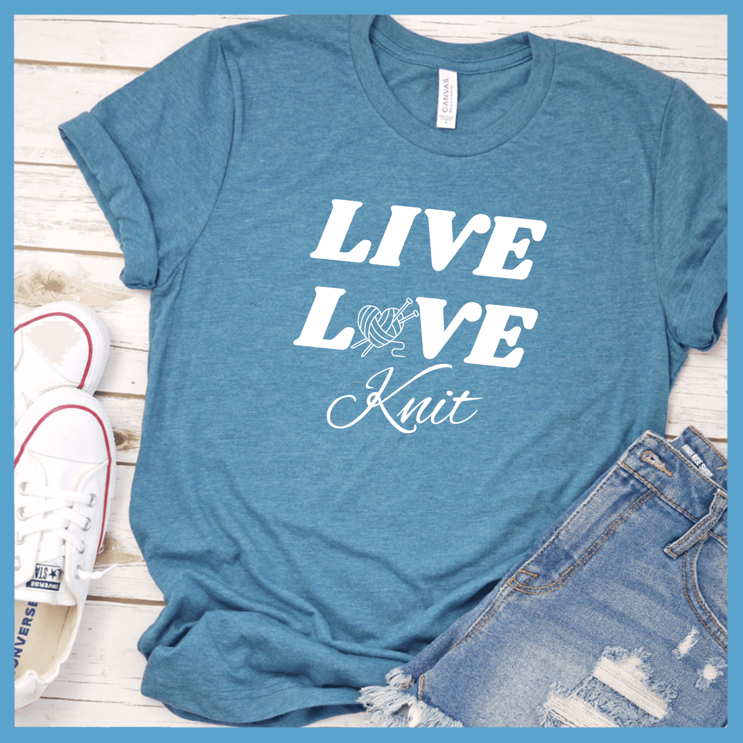Live Love Knit T-Shirt