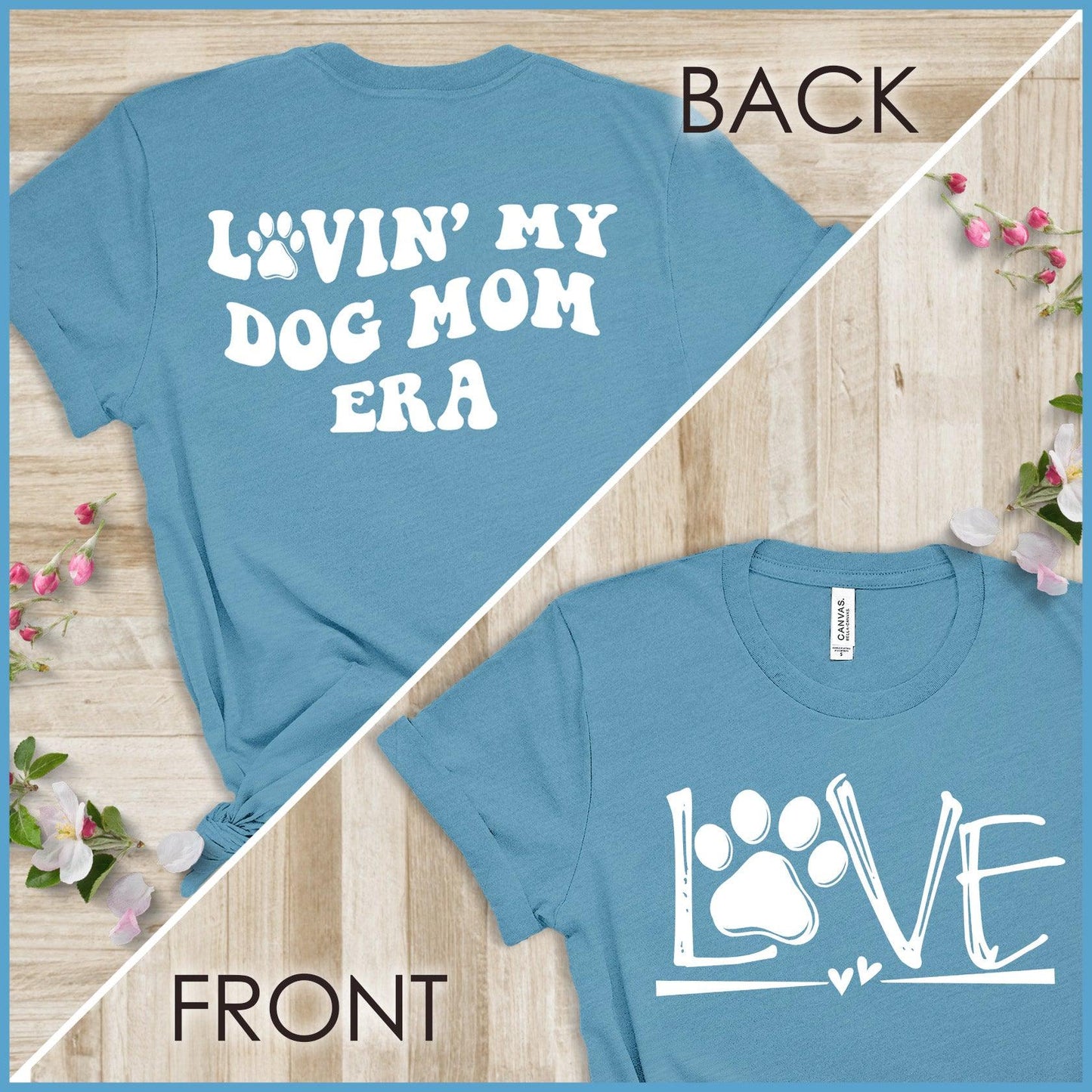 Lovin' My Dog Mom Era, Dog Love - Wavy T-Shirt Version 1