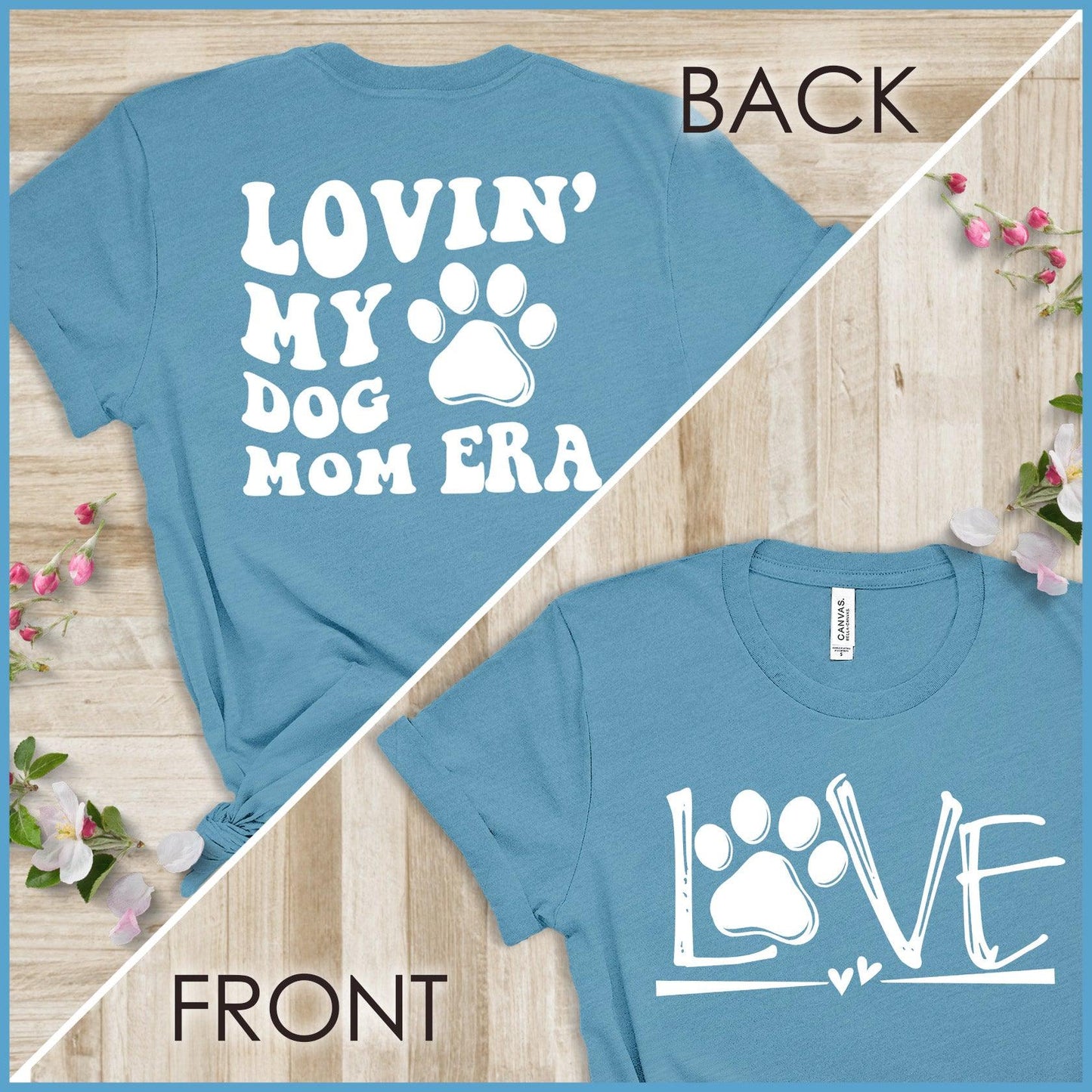 Lovin' My Dog Mom Era, Dog Love - Wavy T-Shirt Version 2