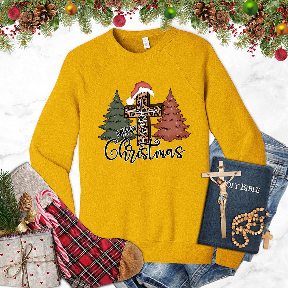 Merry Christmas Jesus Colored Edition Sweatshirt - Brooke & Belle